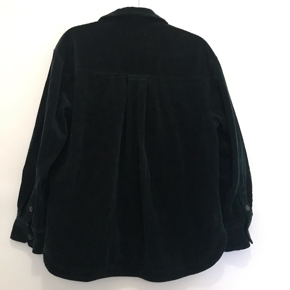 Madewell Corduroy Kentwood Oversized Shirt-Jacket Dark Green Size M - Picture 5 of 8
